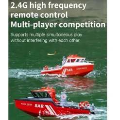 1/32 Scale 2.4G 8KM/H RC Rescue Boat Model RTR Version