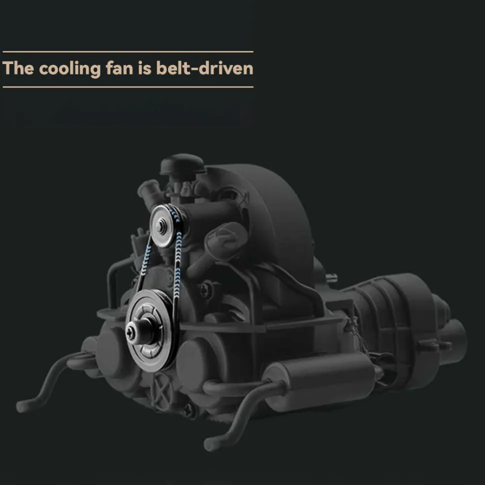 1/12 Scale 2.4G Type 82 RC Barrel Vehicle Model with 4-Wheel Independent Suspension
