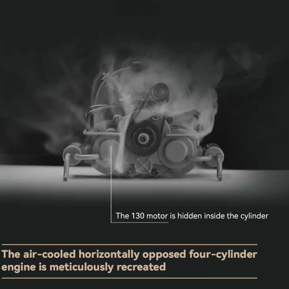 1/12 Scale 2.4G Type 82 RC Barrel Vehicle Model with 4-Wheel Independent Suspension