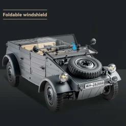 1/12 Scale 2.4G Type 82 RC Barrel Vehicle Model with 4-Wheel Independent Suspension