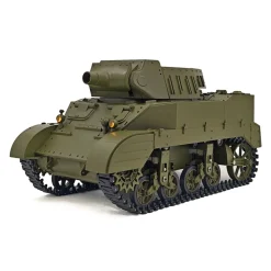 1/16 Scale 2.4G U.S. M8 Self-Propelled Howitzer RC Simulation Tank Model with Sound and Lights, Telescoping Smoke, Dual-Speed Modes