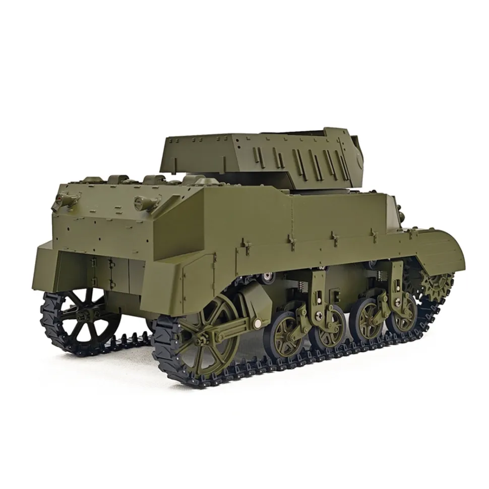 1/16 Scale 2.4G U.S. M8 Self-Propelled Howitzer RC Simulation Tank Model with Sound and Lights, Telescoping Smoke, Dual-Speed Modes