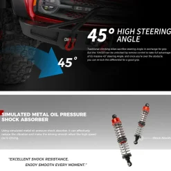 1/10 Scale 2.4G 4WD RC Off-Road Car RTR Version