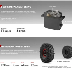 1/10 Scale 2.4G 4WD RC Off-Road Car RTR Version