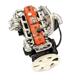 1/10 Scale Resin Inline Four-Cylinder Functional Vintage Diesel Engine Model for RC Crawlers
