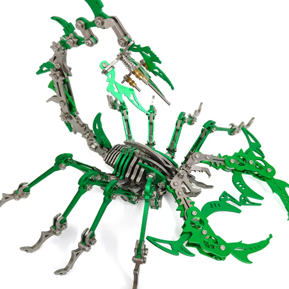Scorpion 3D Metal Puzzles Kit for Adult Jigsaw Metal Model Mechanical Assembly Craft Puzzle to Build -430 Pieces