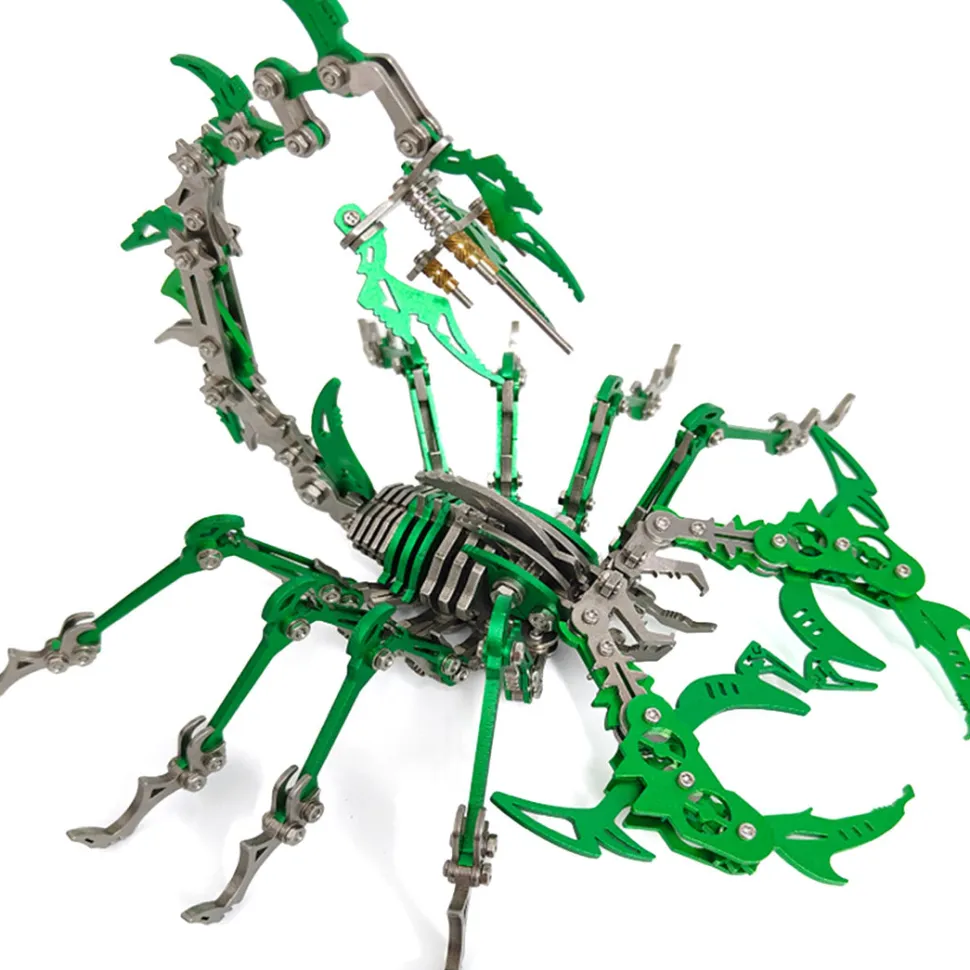 Scorpion 3D Metal Puzzles Kit for Adult Jigsaw Metal Model Mechanical Assembly Craft Puzzle to Build -430 Pieces