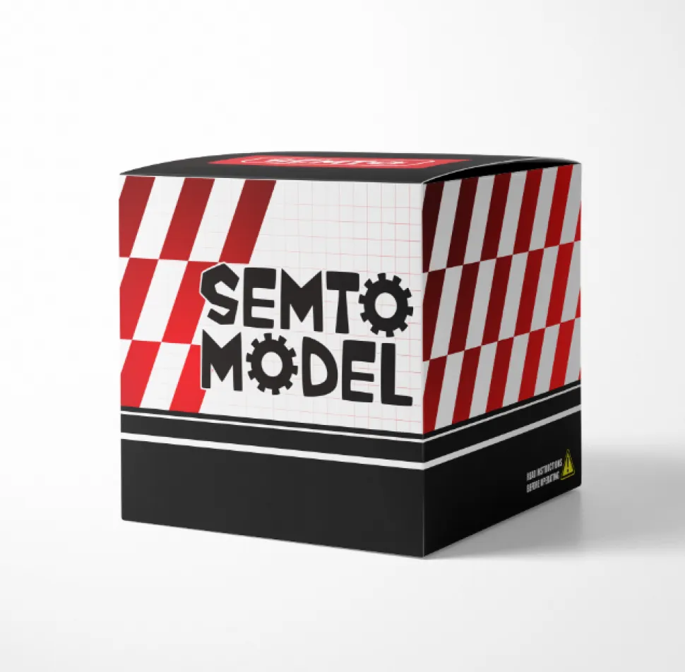 SEMTO ENGINE ST-NF2 7cc SOHC Inline 2 Cylinders 4 Stroke Air Cooled Nitro Engine Model Kit - FS-L200AC