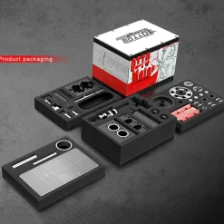 SEMTO ENGINE ST-NF2 7cc SOHC Inline 2 Cylinders 4 Stroke Air Cooled Nitro Engine Model Kit - FS-L200AC