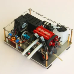SEMTO ST-NF2 L2 Mini Gasoline Engine Model with 12V Generator & Stabilized Charging Module - Includes Base Ignition Set - One Key Start