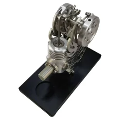 Single Cylinder Stirling Engine Model with Flying Bird Design