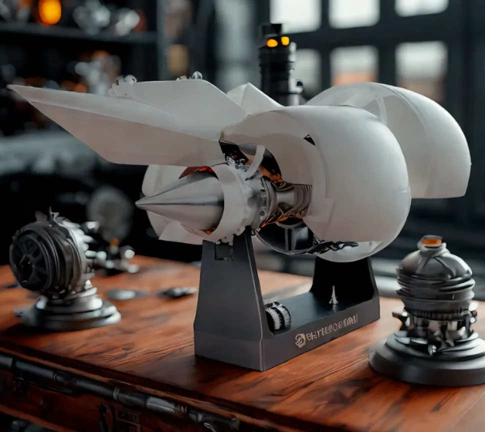 SKYMECHMAN 1/24 Scale A38X Turbofan Engine Model Kit - Build Your Own Turbofan Engine that Works