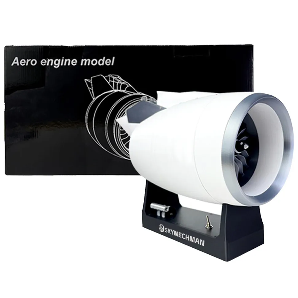 SKYMECHMAN 1/24 Scale A38X Turbofan Engine Model Kit - Build Your Own Turbofan Engine that Works