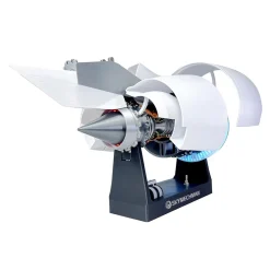 SKYMECHMAN 1/24 Scale A38X Turbofan Engine Model Kit - Build Your Own Turbofan Engine that Works