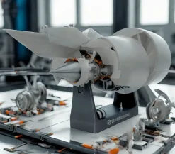 SKYMECHMAN 1/24 Scale A38X Turbofan Engine Model Kit - Build Your Own Turbofan Engine that Works