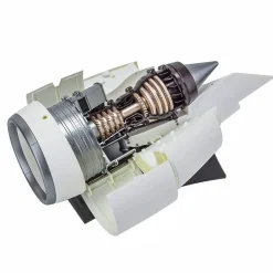 SKYMECH NTR-900 1/30 Turbofan Engine Model Kit - Build Your Own Turbofan Engine that Works - Working Jet Engine 150PCS