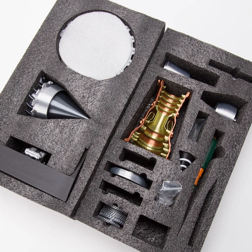 SKYMECH TR900 DIY Functional Turbofan Aero Aircraft Engine 3D Printed Assembly Model Dynamic KIT Version