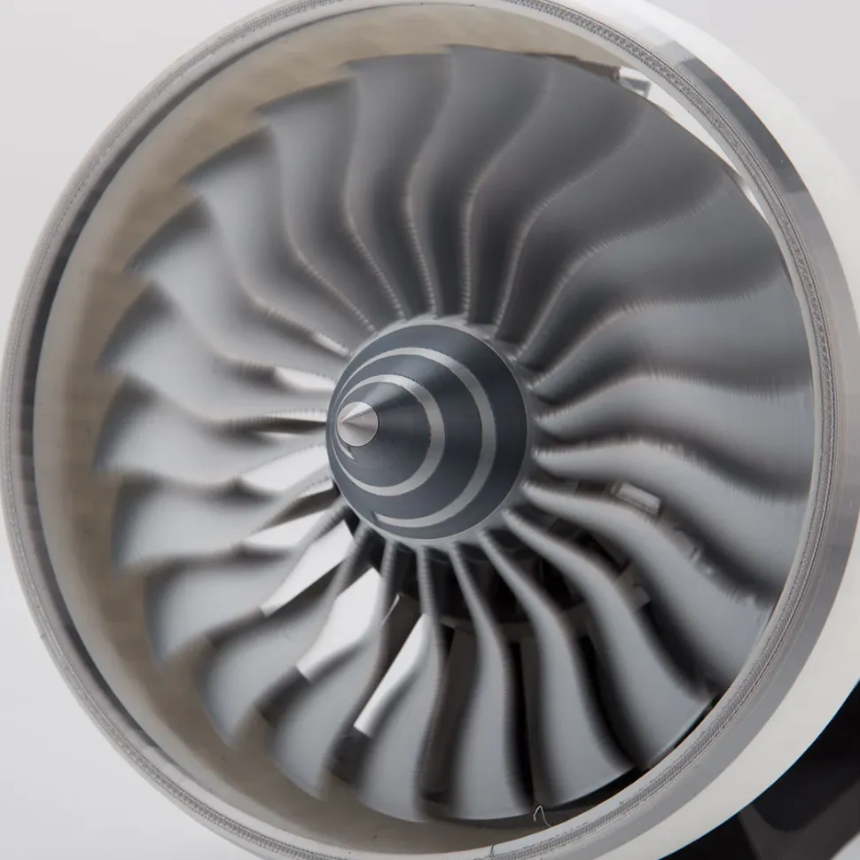 SKYMECH TRENT900 1/15 Scale 3D Printed Functional Turbofan Aircraft Engine Model (RTR Electric Light Version)