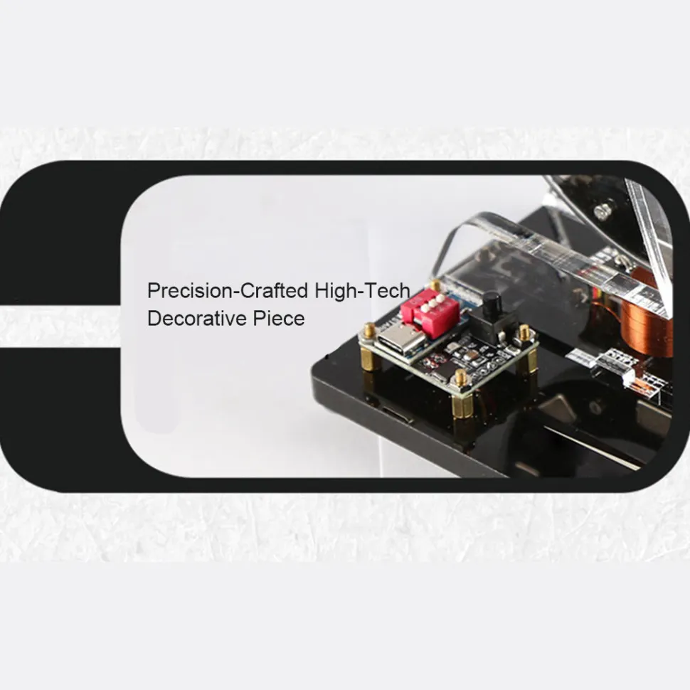 Small Hall Sensor Motor Model - Brushless Ferris Wheel Demonstrator, Bedini Style - Low Power Consumption High Speed Tech Desk Decor