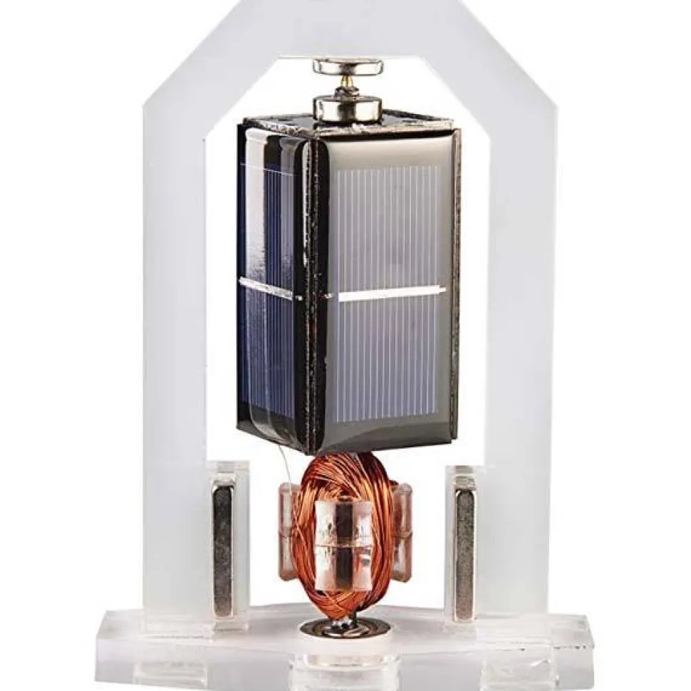 Solar Magnetic Levitation Model Levitating Mendocino Motor Educational Model Vertical Stand - Enginediy