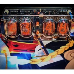 Soviet Cyberpunk IN12 Nixie Tube Clock - Retro Vintage Desktop Decor
