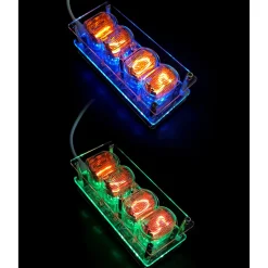 Soviet Cyberpunk IN12 Nixie Tube Clock - Retro Vintage Desktop Decor