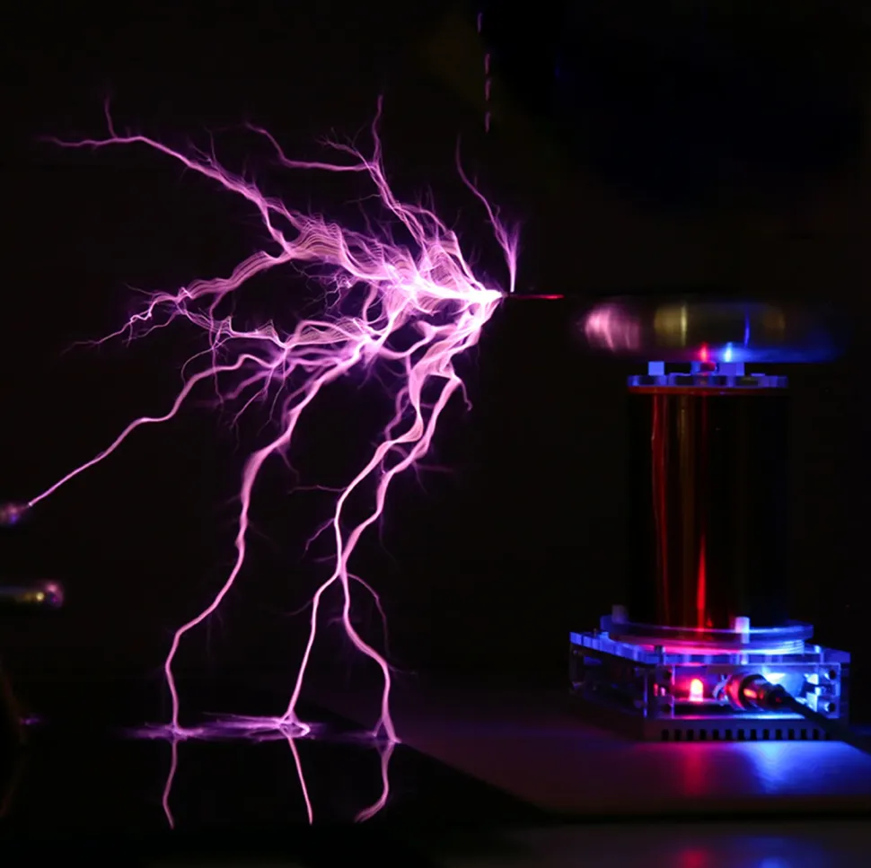 STARK SSTC Music Tesla Coil Integrated Arc Extinguishine Tesla Teaching Model High-tech Toy