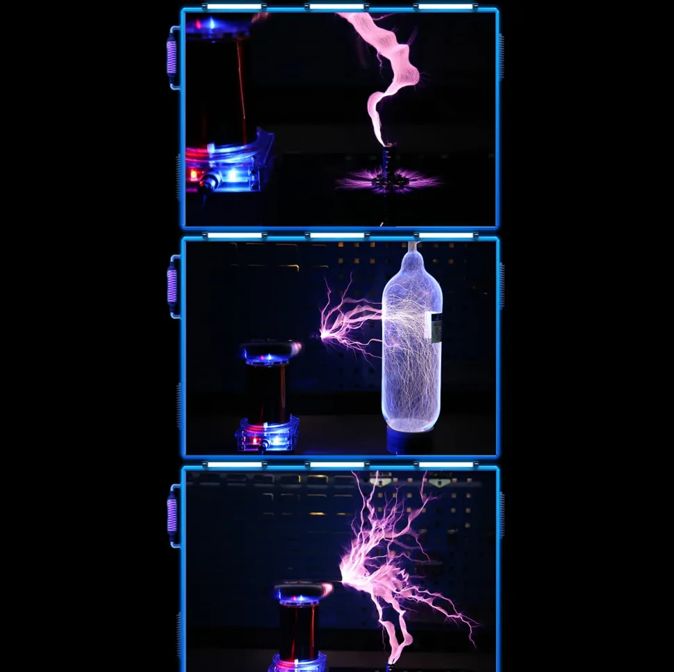STARK SSTC Music Tesla Coil Integrated Arc Extinguishine Tesla Teaching Model High-tech Toy