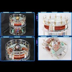 Stark Tesla's Egg of Columbus AC Motor Tesla Coil Motor Science Motor Model