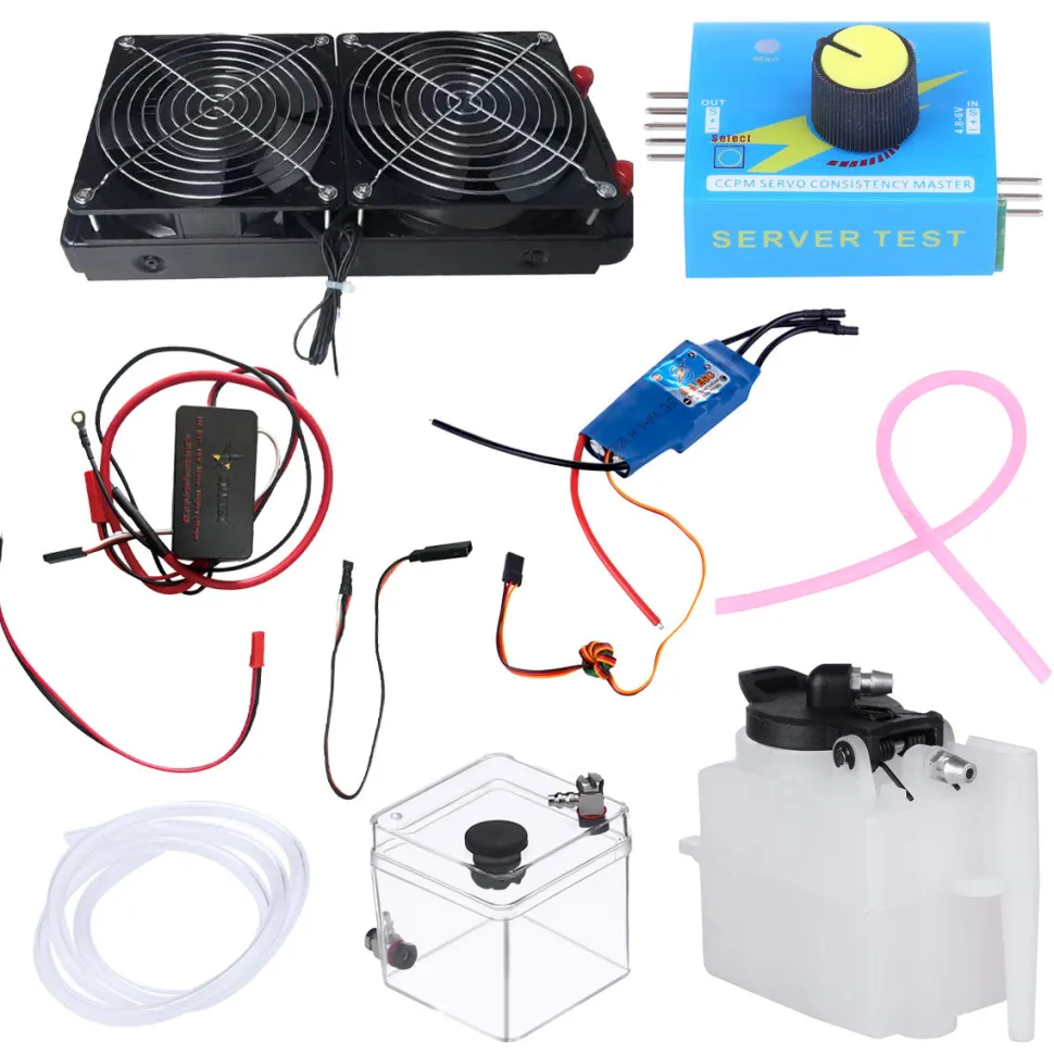 Starter Kit for ENJOMOR GS-L4 36cc DOHC L4 Engine Inline 4 Cylinder 4 Stroke Water-Cooled L4 RC Gasoline Engine Model