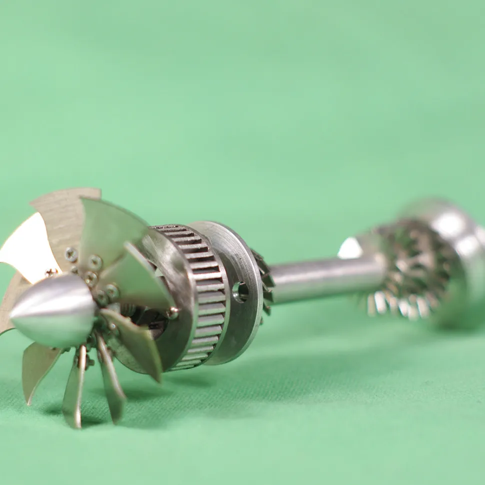 Steam Turbine Engine Model Aircraft Simulation Science Experiment Teaching Aids Gift
