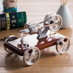 Stirling Engine Car Model DIY Stirling Engine Vehicle Kit Toy Engine
