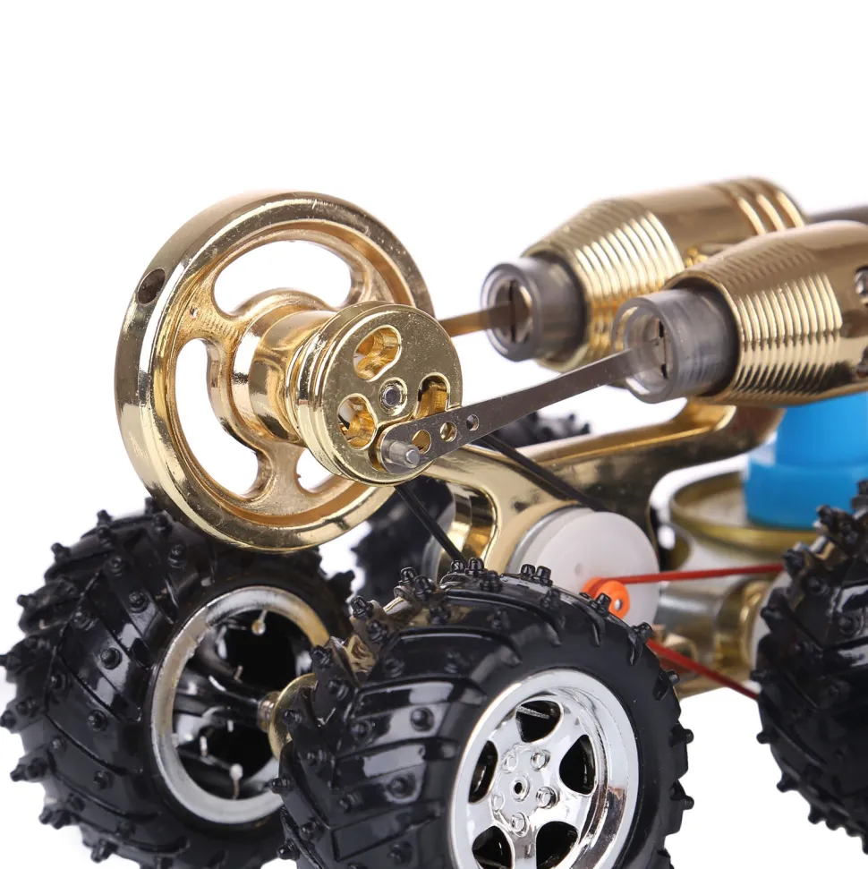 Stirling Engine Car Model Stirling Engine Vehicle Educational Toy STEM Engine Model Creative Gift