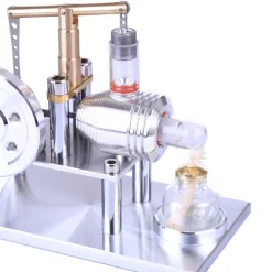 Stirling Engine Model Stainless Steel Balance Stirling Engine Science Experiment Toy - Enginediy