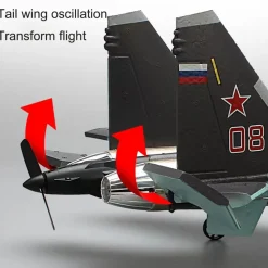 SU35 2.4G RC Airplane 4CH Fighter Airplane Plane Boys' Electric Aircraft Toy Gift (RTF Version)