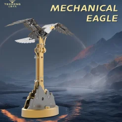 TECHING American Bald Eagle Model Kit - Haliaeetus Leucocephalus with Flying and Flapping Wings