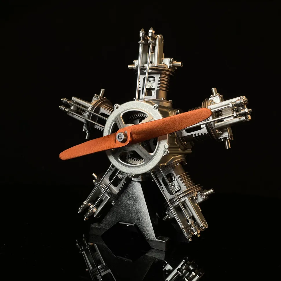 TECHING Full Metal Car Engine Model Kit That Works - Build Your Own Engines - Gift Collection