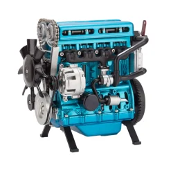 TECHING L4 Engine Model Kit that Works - Build Your Own Engine - Full Metal 4 Cylinder Car Engine Kit Car Engine Model