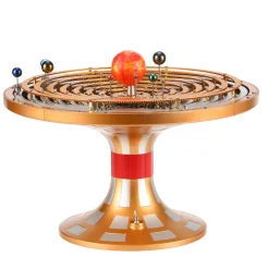 TECHING Metal DIY Mechanical Solar System Model Kit Dynamic Orbital Desk Ornament - 600+PCS