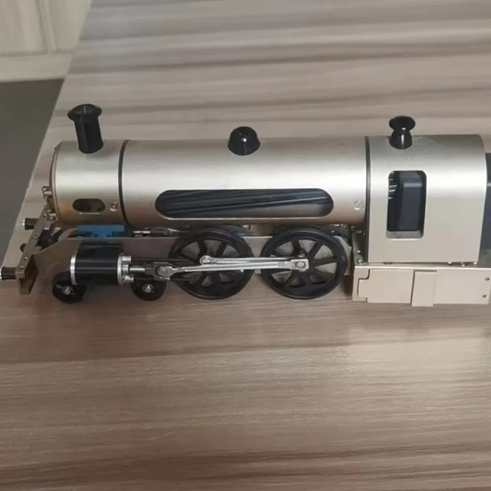 TECHING Metal Steam Train Model that Works-Vehicle Toys Gift Collection - Used(Assembled Version) - Like New