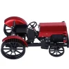 Teching Mini APP RC Tractor Metal Romote Control Model Tractor in Red DIY Assembly Kit Educational Toy Gifts Collection - Enginediy