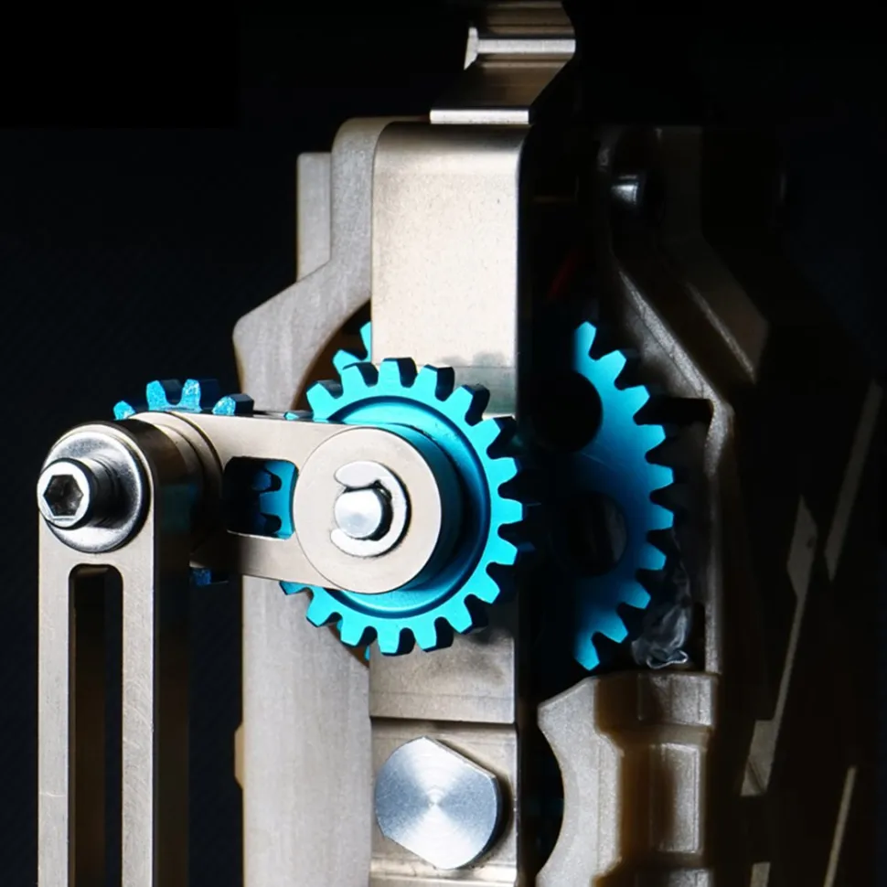 Teching Pedestrian Robot Engine Building Kit Full Metal Collection Gift - Enginediy