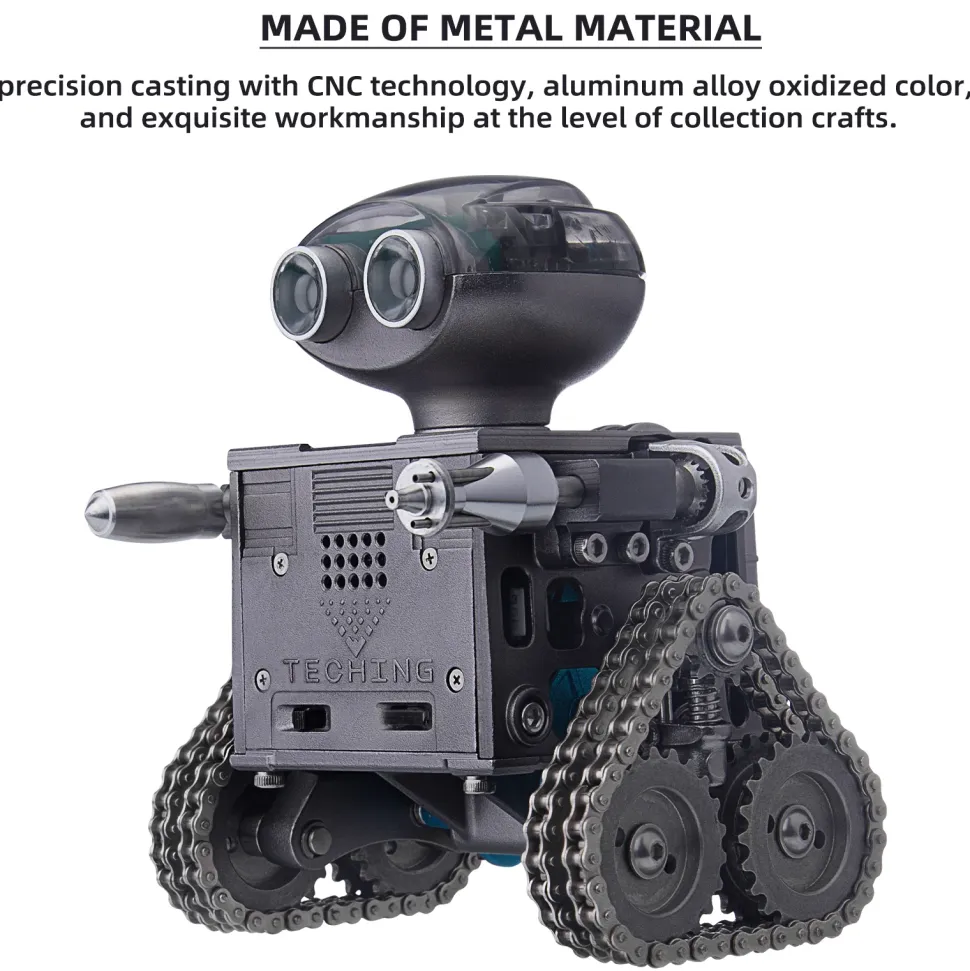 TECHING Robotic Engine Assembly Kit Educational Toy Build Your Robot Kit DIY Gift 160pcs