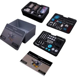 Teching V8 Engine Model Kit Metal Assembly DIY Kit 500+Pcs Mechanical Car Engine Science Experiment Physics Toy
