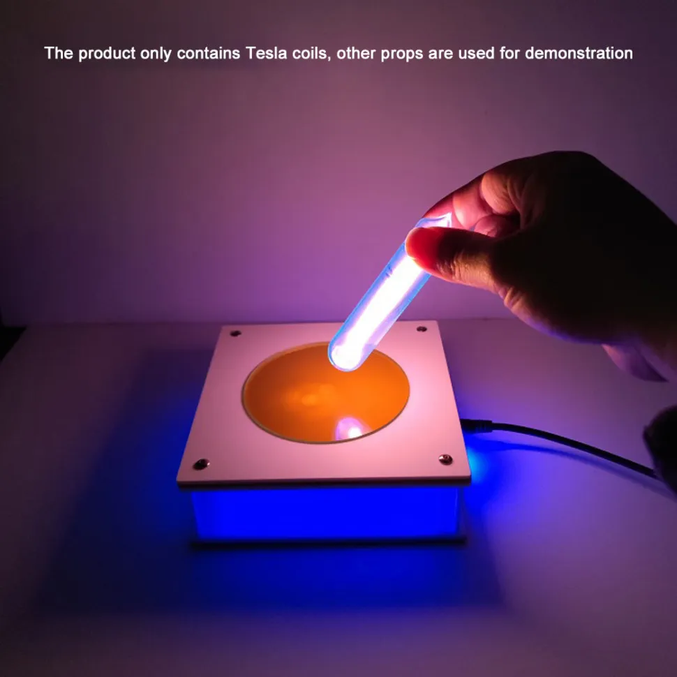 Tesla Coil Spaced Lighting Tesla Coil Model Experimental Science and Technology Creative Gifts