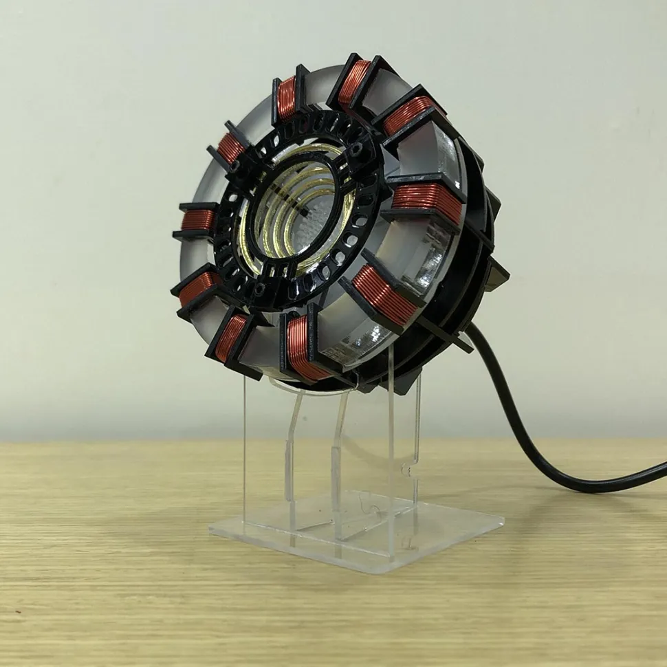 Tony MK1 Arc Reactor Model Assembly Kit with USB Power Cable & Light