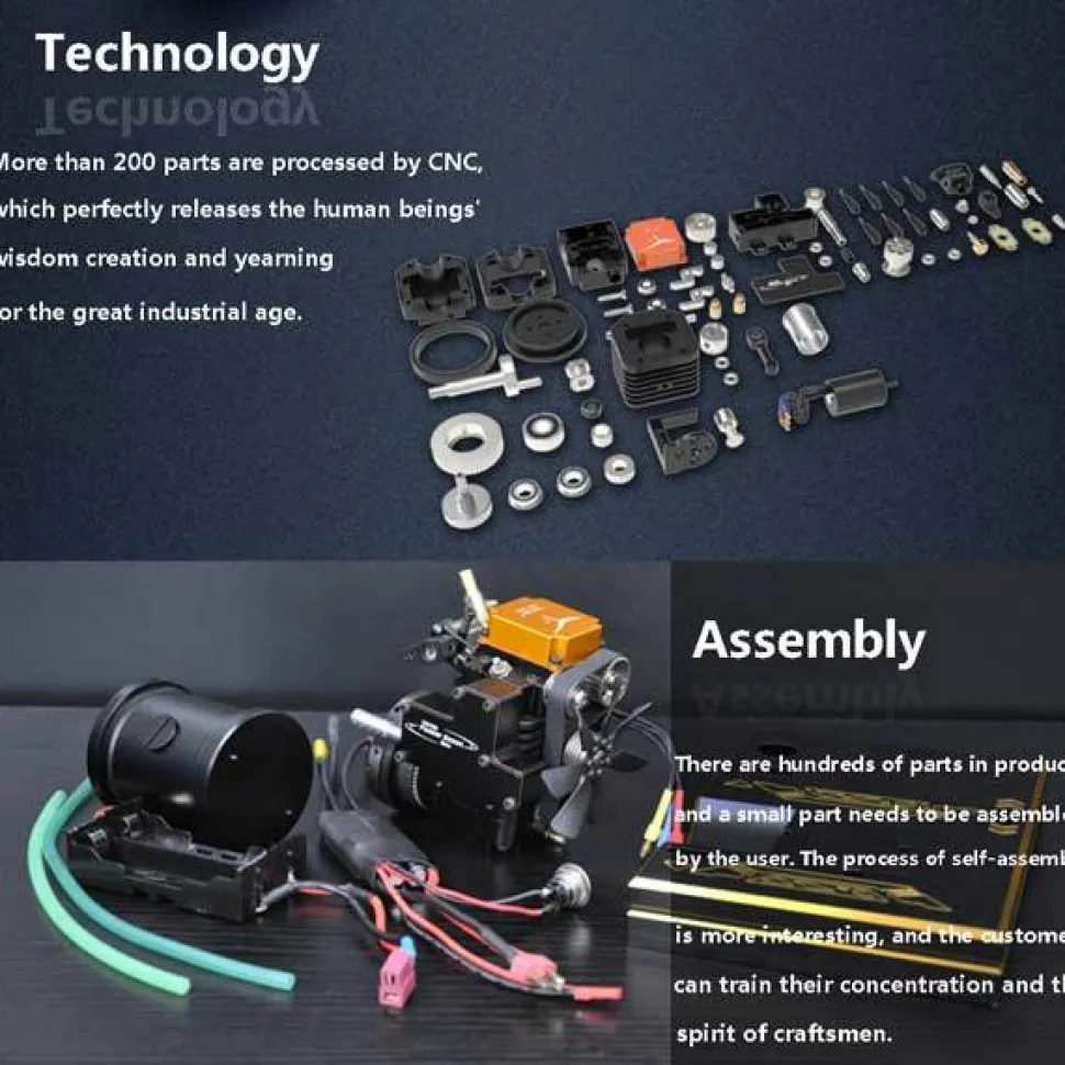 TOYAN Engine DIY RC Model Engine Kit - Build Your Own RC Engine that Works