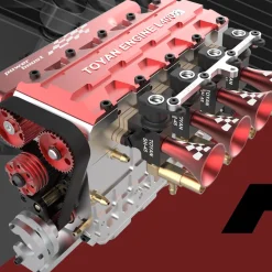 TOYAN Engine FS-L400G L4 14cc Inline 4 Cylinder Four-stroke Water-cooled Gasoline Engine Model - Kit Version