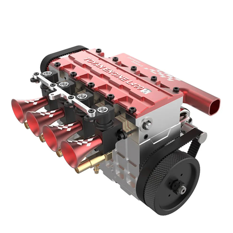 TOYAN Engine FS-L400G L4 14cc Inline 4 Cylinder Four-stroke Water-cooled Gasoline Engine Model - Kit Version