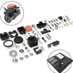 TOYAN Engine 4 Stroke RC Engine Model Kit - Build Your Own Engine - Model Engine that Works